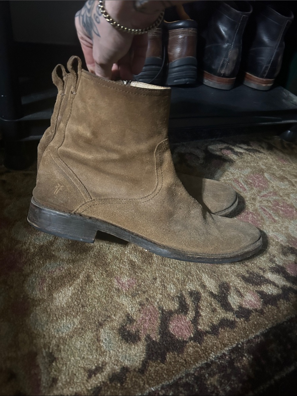 Men’s Frye Chelsea Boots Zip